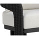 Pylos Black / Louis Cream Outdoor Dining Armchair